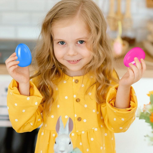 Fk Cj 100 Pcs Huevos De Pascua Easter Eggs Plastico De 6 Cm