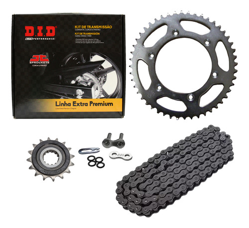 Kit Relação Did Tracer 900 2019 A 2024 Com Retentor X-ring