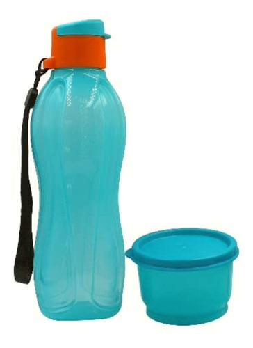 Tupperware Eco Twist 500 Ml + Tupperware Cuarteto Azul 150