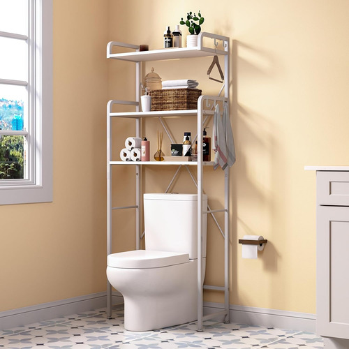Estante De Almacenamiento Para Inodoro Con Estantes De Baño