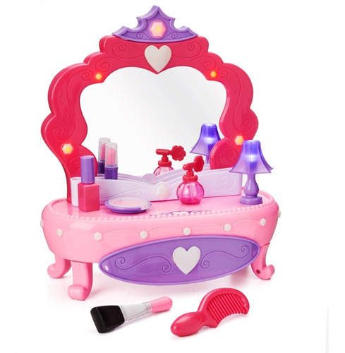 Imagen 2 de 4 de Set De Maquillaje Y Peinadora Kid Connection