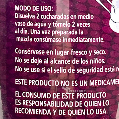 Grenetina Hidrolizada Biotina Glucosamina Zarzamora 3 Botes