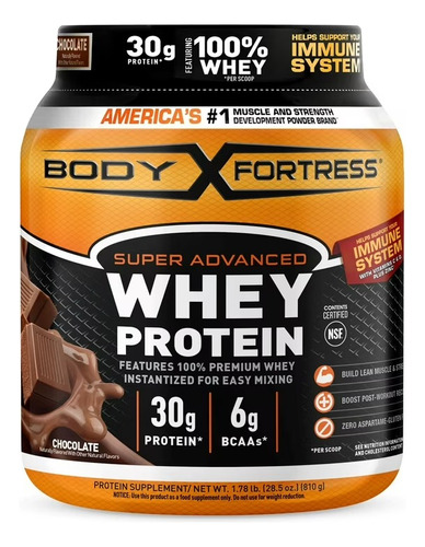 Proteina Whey Protein Body Fortress De 1.74lbs