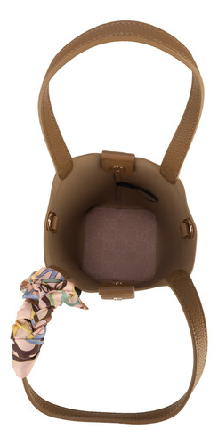 Bolsa Tote Cloe Ixinali Mediano Color Marrón claro
