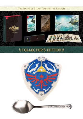 Zelda Edição De Colecionador + Almofada + Colher (Usado)