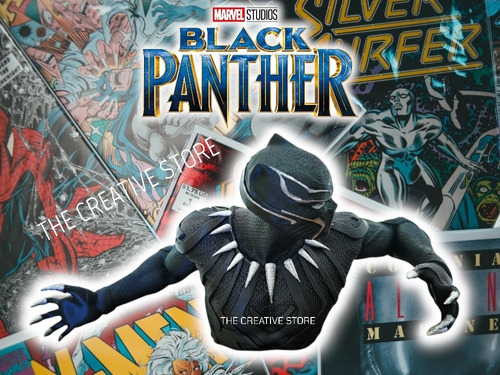 Busto - M - Black Panther - Marvel - Pantera Negra.
