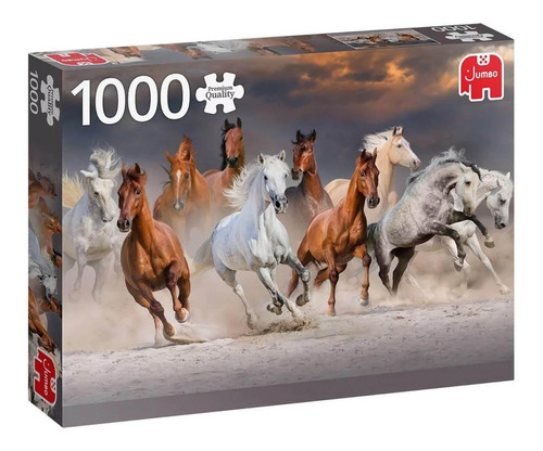 Rompecabezas Puzzle Desert Horses 1000piezas Jumbo Diset
