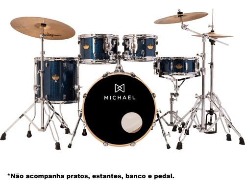 Bateria Dlb Deep Blue Kit Michael Legacy Birch 22 Dmb522