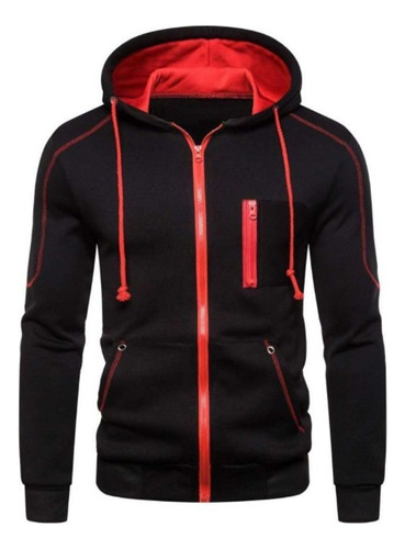 Sudadera Hombre Con Capucha De Calidad Con Cierre Hoodie