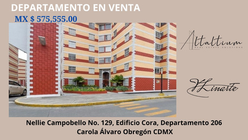 Departamento En Venta En Nellie Campobello Alvaro Obregon Cdmx I Vl11-di-010