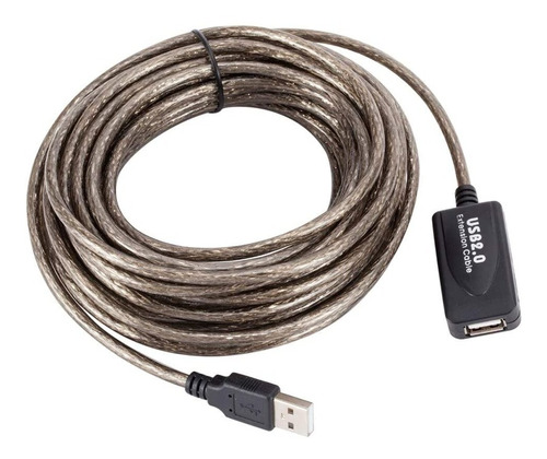 Imagen 4 de 4 de Cable Extension Usb Activo 10m Metros Blindado Recubierto