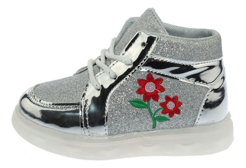 Zapatilla Con Luces Plata Via Franca Art: 31801510252silver