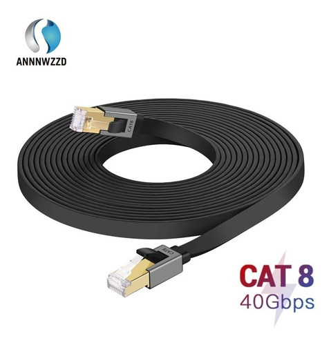 Cable De Red Cat8 Ethernet Rj45 De 40gbps 2000mhz 15 Metros
