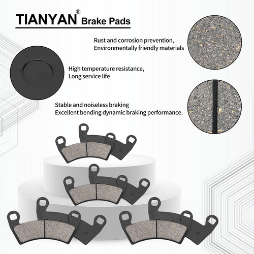 Totabas De Freno Tianyan Compatibles Con Polaris Rzr Xp 1000