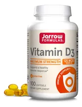 Comprar Suplemento Jarrow Formulas De Vitamina D3 5000 Ui 100 Cápsul