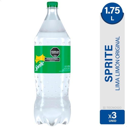 Gaseosa Sprite Lima Limon Original Pack X3 - 01mercado