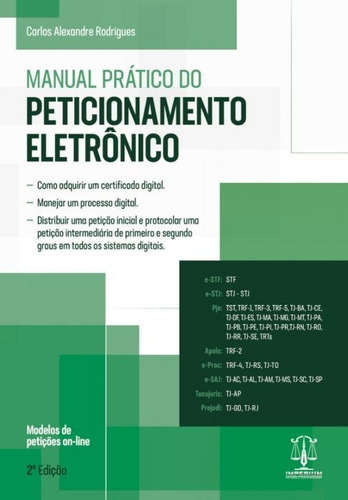 Manual Prático Do Peticionamento Eletrônico 2 Edição