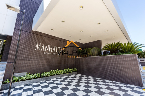 Imagem 2 de 15 de Salas Comerciais A Venda Em Santos Com 52 Metros No Manhattan Office Santos. - Sa00001 - 34186494