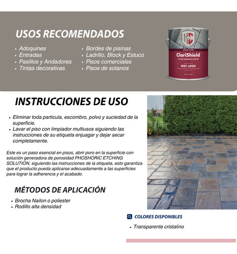 H&c Sellador Para Pisos De Concreto 4-lt.
