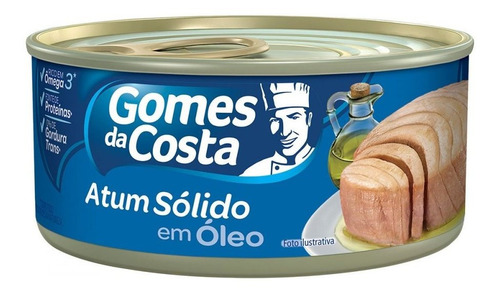 Atum Sólido Em Óleo Gomes Da Costa Lata 170g