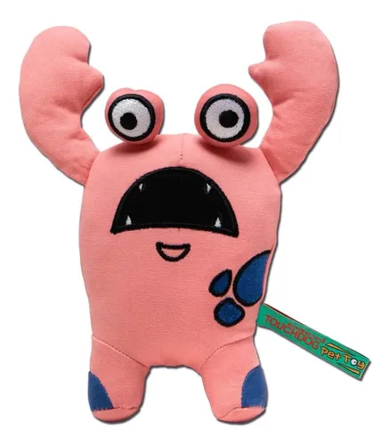 Touchdog Cartoon Up-for-crabs Monster Plush Dog Toy, One Siz