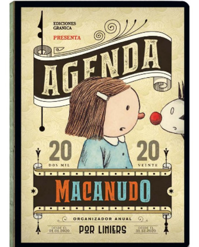 Agenda Macanudo 2020 Cosida Modelo B 