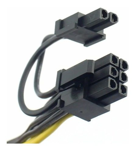 Imagen 2 de 3 de Cable Breakout Board Pcie 6 A 8 Pin (6+2) 50cm Rig Minería