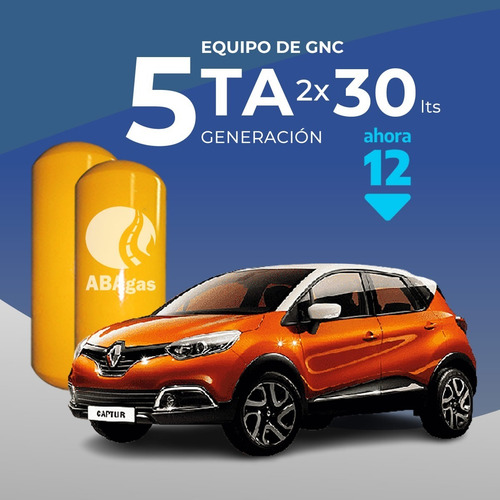 Equipo De Gnc 5ta Gen. Bajo Chasis Renault Duster - Captur