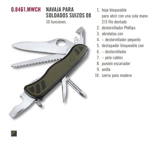 Imagen 3 de 7 de Navaja Suiza Victorinox | Soldado Suizo | Hecha En Suiza