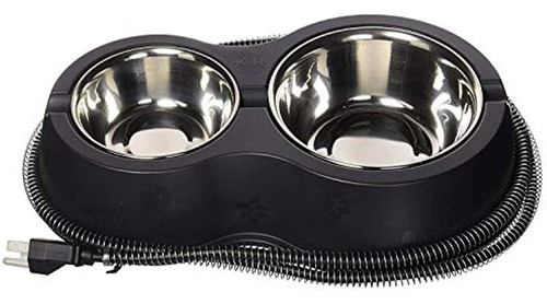 K&h Pet Products Thermo-kitty Cafe Inoxidable / Negro 12 Onz