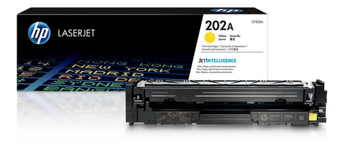 Cartucho De Toner Hp 202a Cf502a Laserjet Original Amarillo