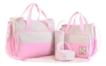 Comprar . Set Pañalera 5 Bolsas Mochila Viaje Multiuso Cambiador