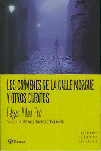 Los Crãâmenes De La Calle Morgue Y Otros Cuentos, De Poe, Edgar Allan. Editorial Bruño En Español