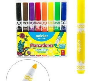 Sets Marcadores De Colores Lavables Pointer Mayor Y Detal 