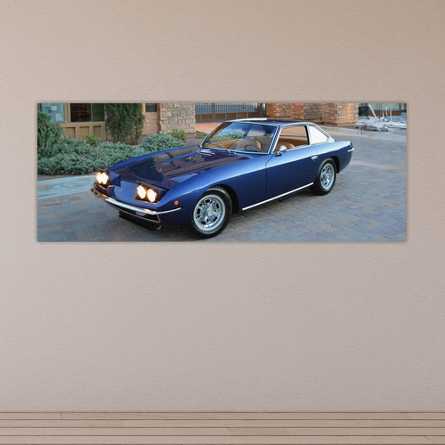 Cuadro 30x80cm Auto 1968 Lamborghini Islero 6993 24