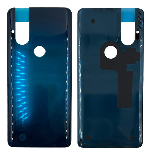 Tapa Trasera Para Motorola Moto One Hyper Azul Alta Calidad