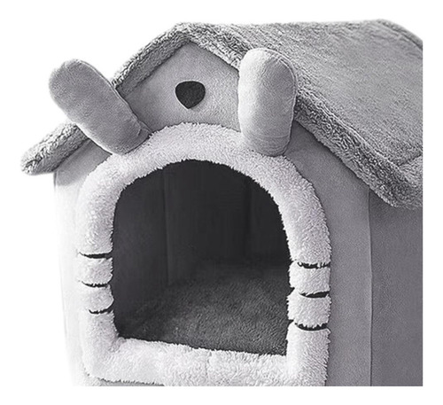 Casa De Perro Plegable Invierno Cálido Perro Villa Dormir S