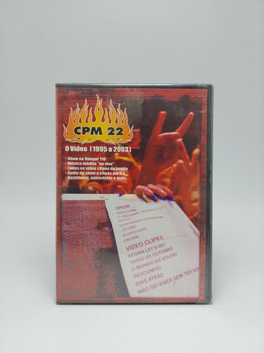 Cpm 22 - O Vídeo - Dvd - Show + Clipes