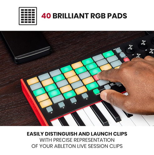 Controlador Midi Akai Apc Key 25 Mk2 Para Ableton Black