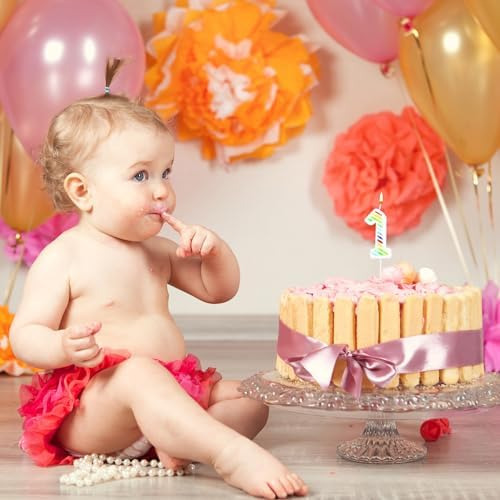 Velas De Cumpleaños, Velas De Cumpleaños Arcoíris Para Tarta