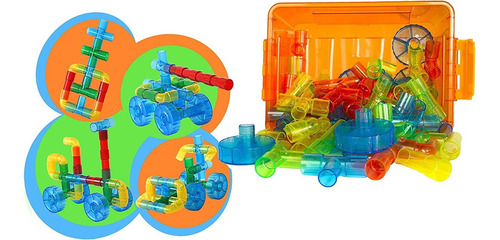 Think Fast Toys - Tubos De Remolque (64 Piezas)