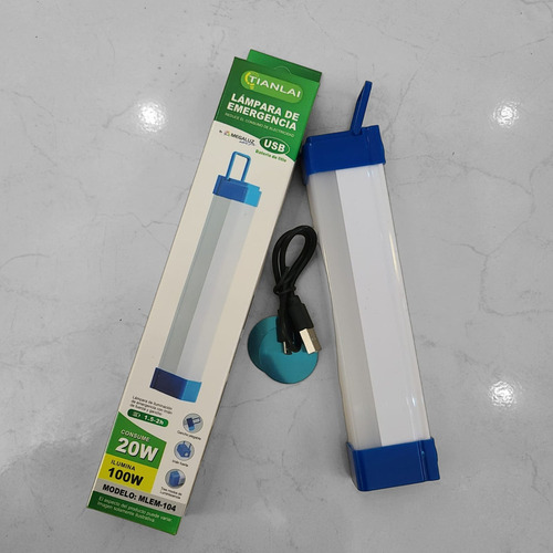 Lampara Barra Recargable Portátil De Emergencia 20w Usb Iman