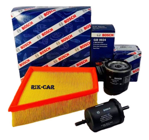 Kit Filtros Bosch Aire Aceite Nafta Vw Gol Trend 1.6 8v