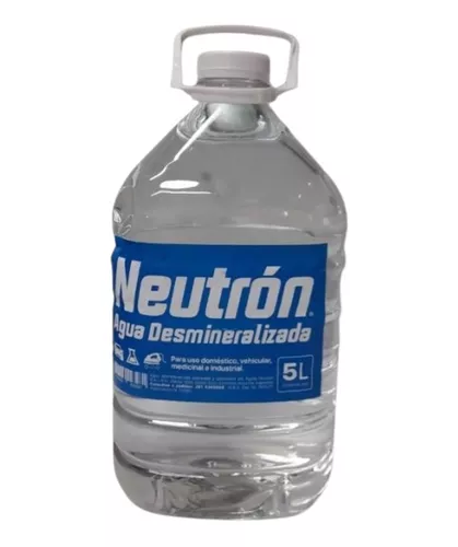 Agua Destilada Desmineralizada X 5 Litros