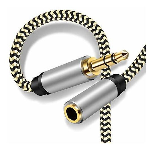 3 5 Mm Macho A Hembra Cable De Audio 65 Pies Audio Auxi...