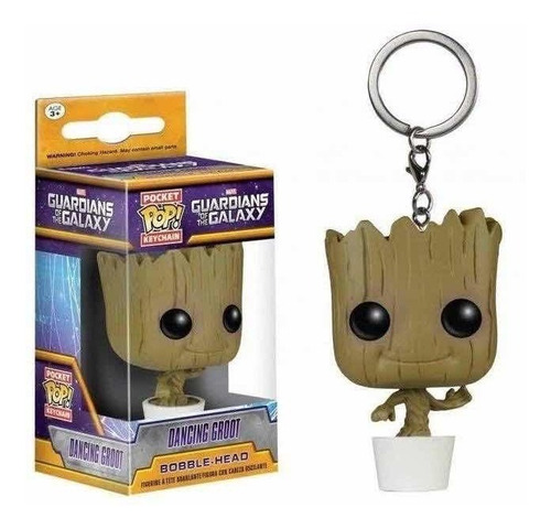 Llavero Dancing Groot Marvel Guardians Galaxy Funko Pop