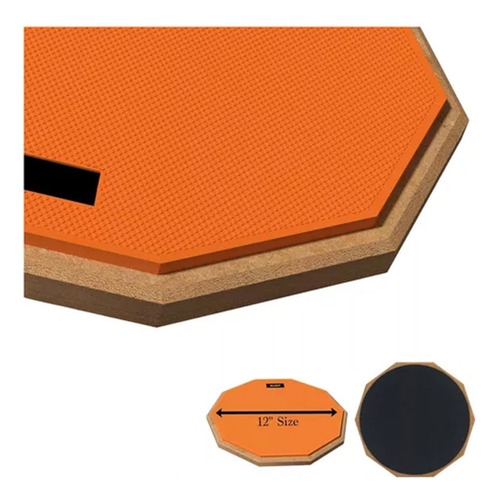 Pad de practica para batería MLFUO A01OE color Naranja