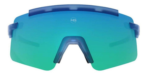 Óculos Ciclismo Hb Apex Azul Fosco Navy Lente Chrome