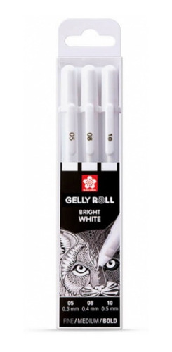 Gelly Roll Blanco (3 Unidades)