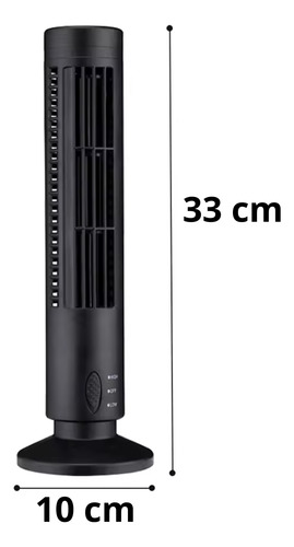 Mini Ventilador Escritorio Usb Torre Sin Aspas Oscilante 90*
